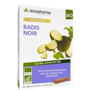 Arkopharma - Arkofluide Radis Noir Bio - 20 ampoules