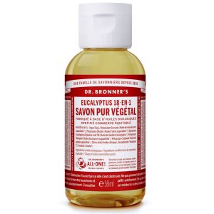 Dr. Bronner's - Savon liquide pure végétal 18-en-1 - Eucalyptus - 59ml