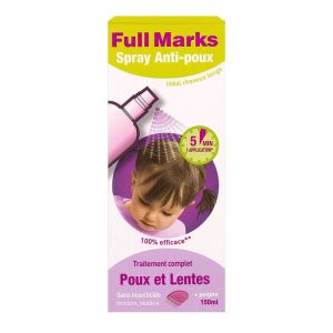 Full Marks - Spray anti-poux + peigne - 150ml