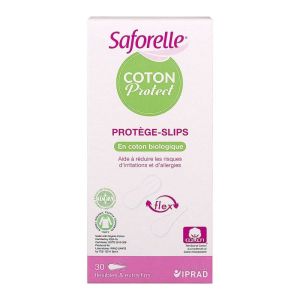 Saforelle - Coton Protect Protège-Slips - 30 protèges-slips