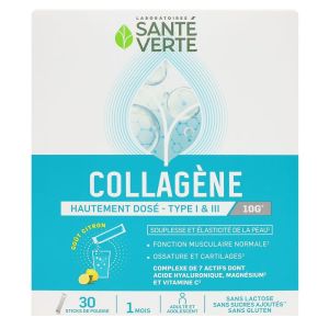 Santé verte - Collagène - 30 sticks en poudre