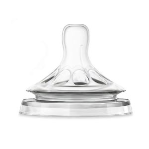 Avent - Tétine Natural débit lent 1 mois et + 2 trous - 2 tétines