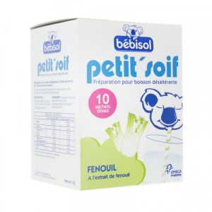 Bébisol - Petit'soif extrait de fenouil - 10 sachets dosettes