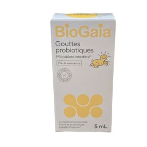 Biogaia - Gouttes probiotiques microbiote intestinal dès la naissance - 5ml