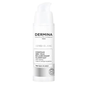 Dermina - Sensi-Blanc Contour des yeux éclaircissant clarifiant - 30 mL