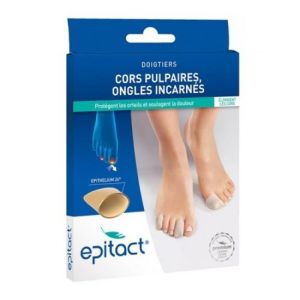 Epitact - Doigtiers Cors pulpaires ongles incarnés - 2 unités