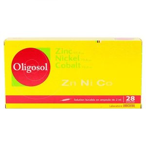 Oligosol - Zinc Nickel Cobalt - 28 Ampoules