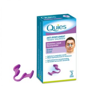 Quies - Anti-ronflement dilatateur nasal - pack de 3 mois