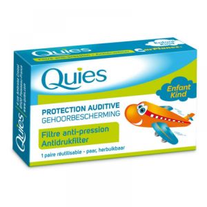 Quies - Protection auditive avion enfant - 1 paire