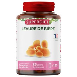 Superdiet - Levure de bière - 125 gélules