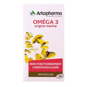Arkopharma - Santé cardiovasculaire oméga 3 - 180 gélules