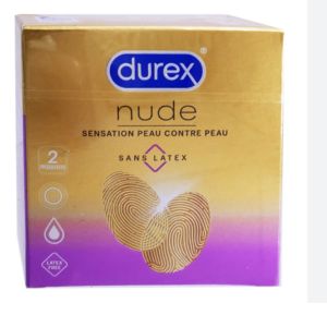 Durex - nude sans latex 2 préservatifs