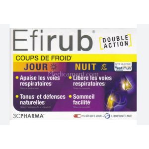 Efirub - Coups de froid - 15 gélules + 5 comprimés