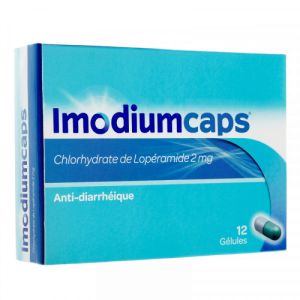 Imodiumcaps anti-diarrhéique - 12 gélules