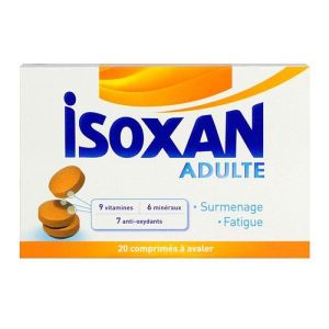 Isoxan - Adulte - 20 comprimés