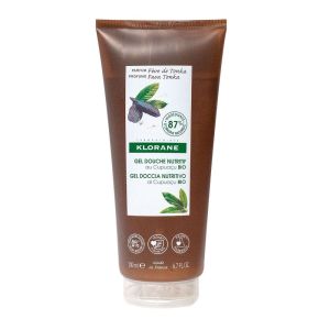 Klorane - Gel douche nutritif au Cupuaçu Bio parfum Fève de Tonka - 200ml