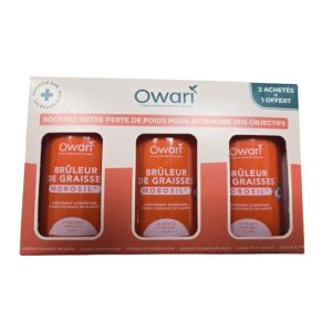 Owari - Pack brûleur de graisses morosil - 60x3