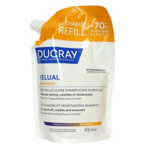 Ducray - Recharge Kelual Squanorm Shampoing hydratant anti-pelliculaire - 400ml