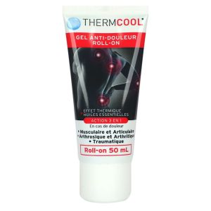 Thermcool - Anti Douleur Gel Tube Roll-on 50ml action 3 en 1