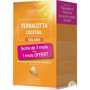 Biocyte - Terracotta Cocktail Solaire - 3 x 30 comprimés
