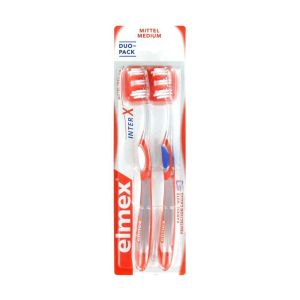 Elmex - Brosse à dents protection caries interX - Brosse Médium