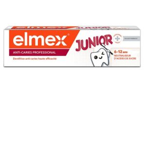 Elmex - Dentifrice Junior 6-12ans - 75mL