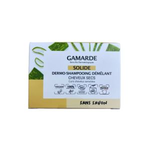 Gamarde - Dermo-shampooing démêlant solide cheveux secs - 98ml