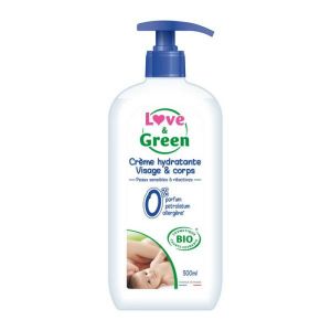 Love & Green - Crème Hydratante Visage & Corps - 500ml