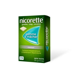 Nicorette - Gomme à mâcher 2mg - 30 gommes