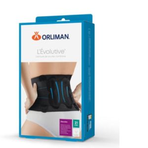 ORLIMAN - L'évolutive Ceinture de soutien lombaire 26cm gris