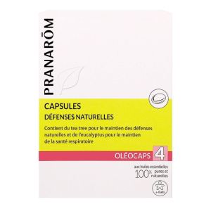 Pranarom - Oléocaps 4 - Défenses naturelles - 30 capsules