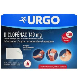 Urgo - Diclofenac emplâtre 140mg - 5 emplâtres