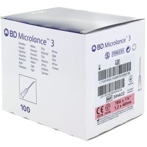 BD - Aiguilles hypodermiques BD Microlance 3 1,2x40mm