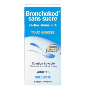 Bronchokod sirop adulte sans sucre - 250ml