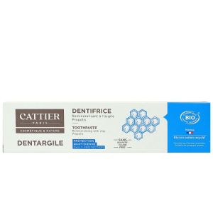 Cattier - Dentargile dentifrice bio reminéralisant propolis - 75ml