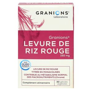 Granions - Levure de Riz Rouge - 60 gélules