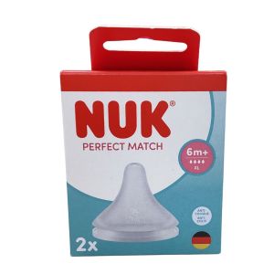 Nuk - Perfect Match 6m+ XL - 2 tétines