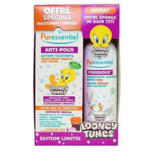 Puressentiel - Coffret édition limité anti poux Looney tunes - 200mL