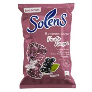 Solens - Bonbons Fruits rouges sans sucres - 100g