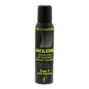 Akileine - Spray deo-pieds 3 en 1 - 150ml