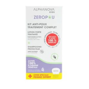 Alphanova kids - Zeropou kit anti-poux - 300mL