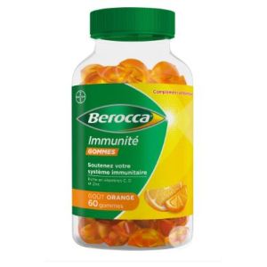 Bayer - Berocca immunité gommes goût orange - 60 gommes