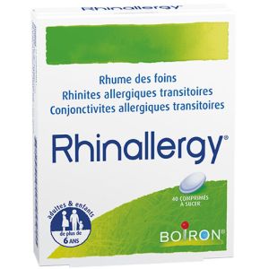 Boiron - Rhinallergy - 40 comprimés