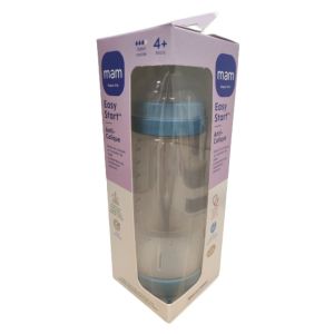 Mam - Biberon easy start anti-colique 4mois+ éléphant bleu - 320ml