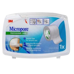 Micropore sparadrap microporeux - 25 mm x 9,14 m