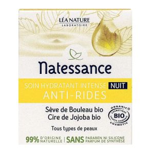 Natessance - Soin hydratant intense nuit anti-rides - 50 ml