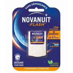 Novanuit Flash - Film orodispersibles - 20 films