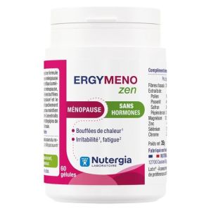 Nutergia - Ergymeno zen  sans hormones - 60 gélules