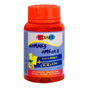 Pediakid - Oméga 3 gommes - 60 gommes