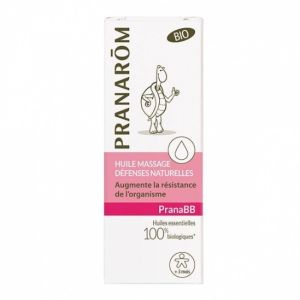 Pranarom - Huile massage Défenses naturelles - 10ml